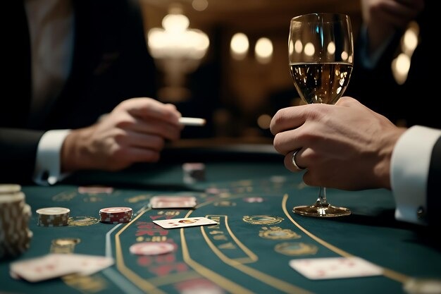 Live casino dealer interface and game options